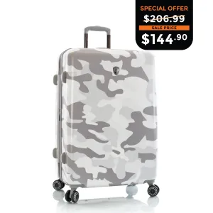 White Camo 30 Inch Fashion Spinner® Luggage