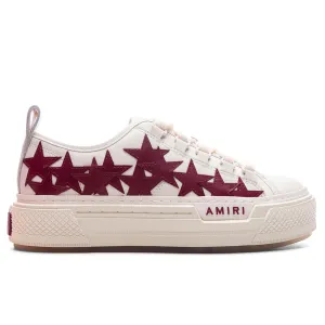Women's Stars Court Low - Deep Red