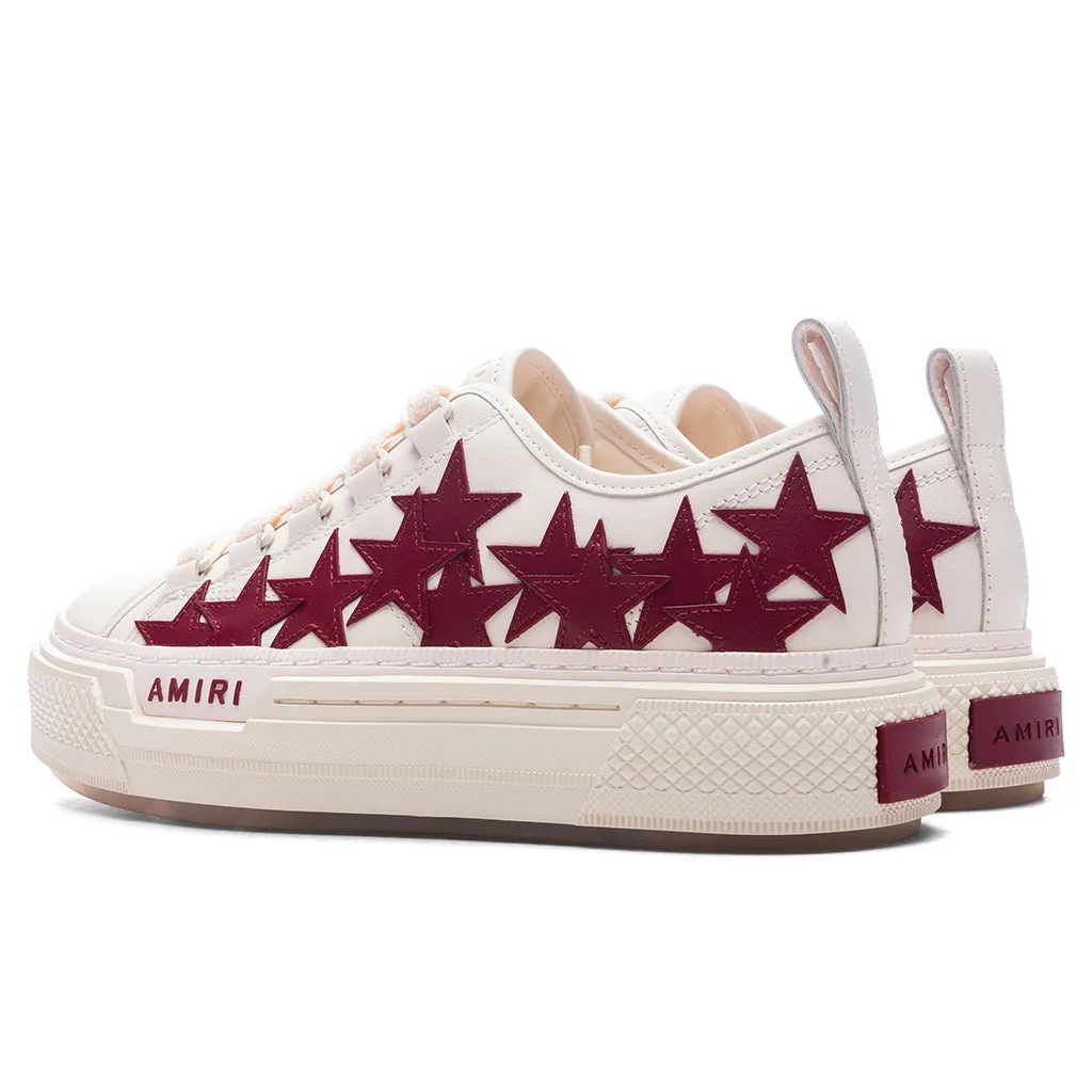 Women's Stars Court Low - Deep Red