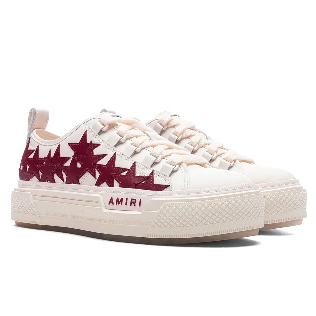 Women's Stars Court Low - Deep Red