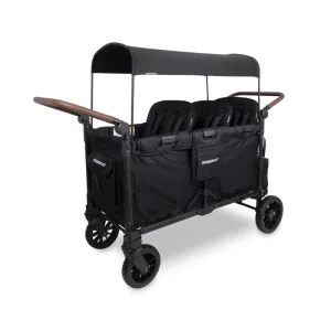 Wonderfold W6 Luxe Pro (6-Seater) Stroller Wagon (Jet Black)
