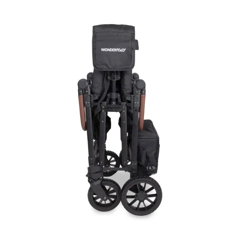 Wonderfold W6 Luxe Pro (6-Seater) Stroller Wagon (Jet Black)