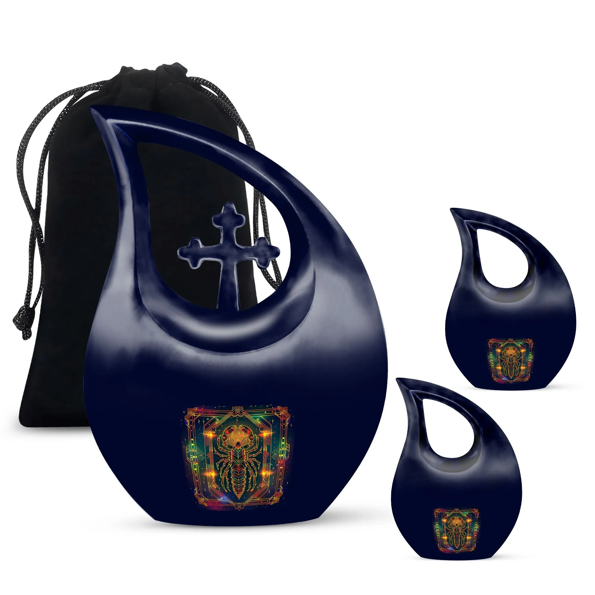 Zodiac Tribute Exquisite Memorial Urn For Ashes - A Timeless