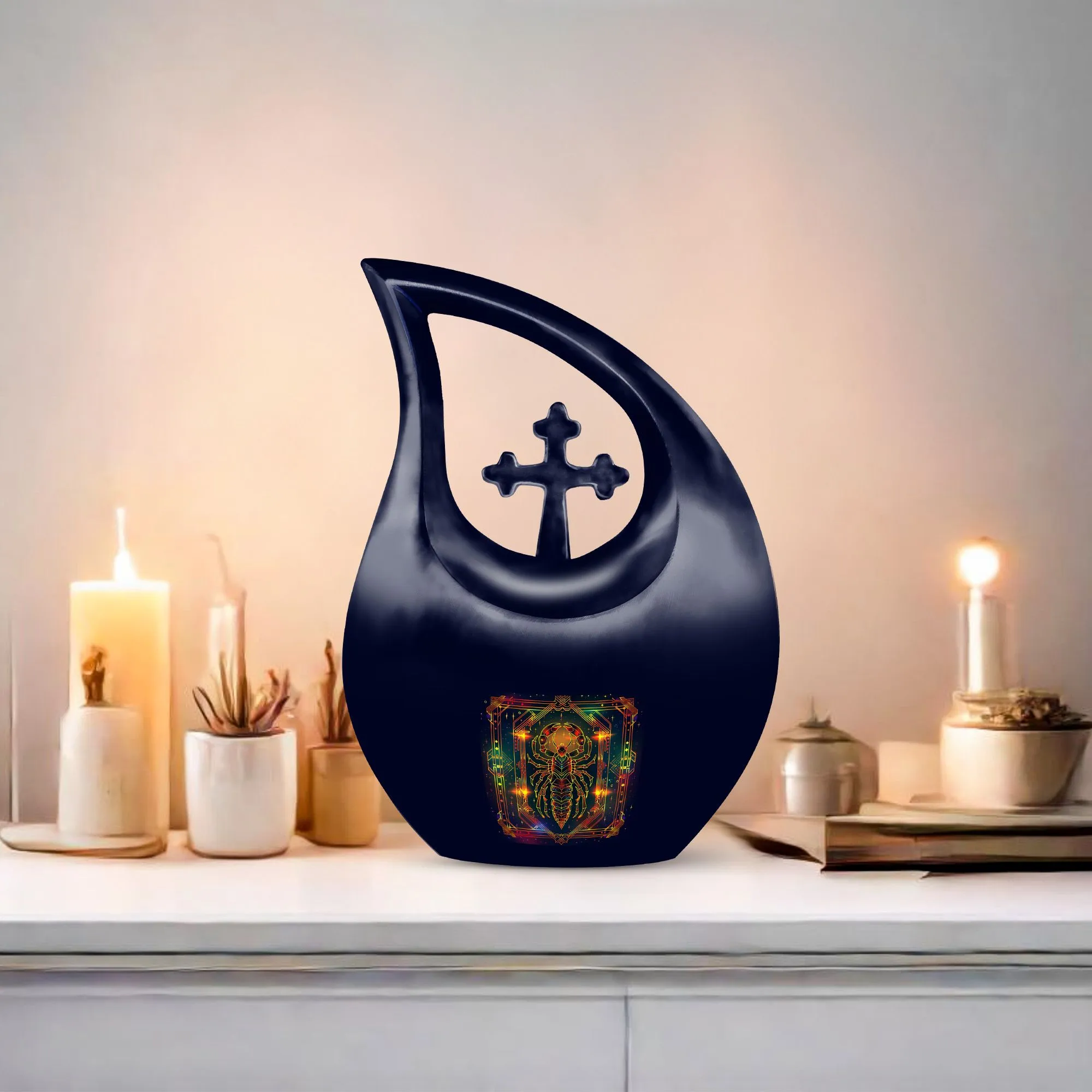 Zodiac Tribute Exquisite Memorial Urn For Ashes - A Timeless