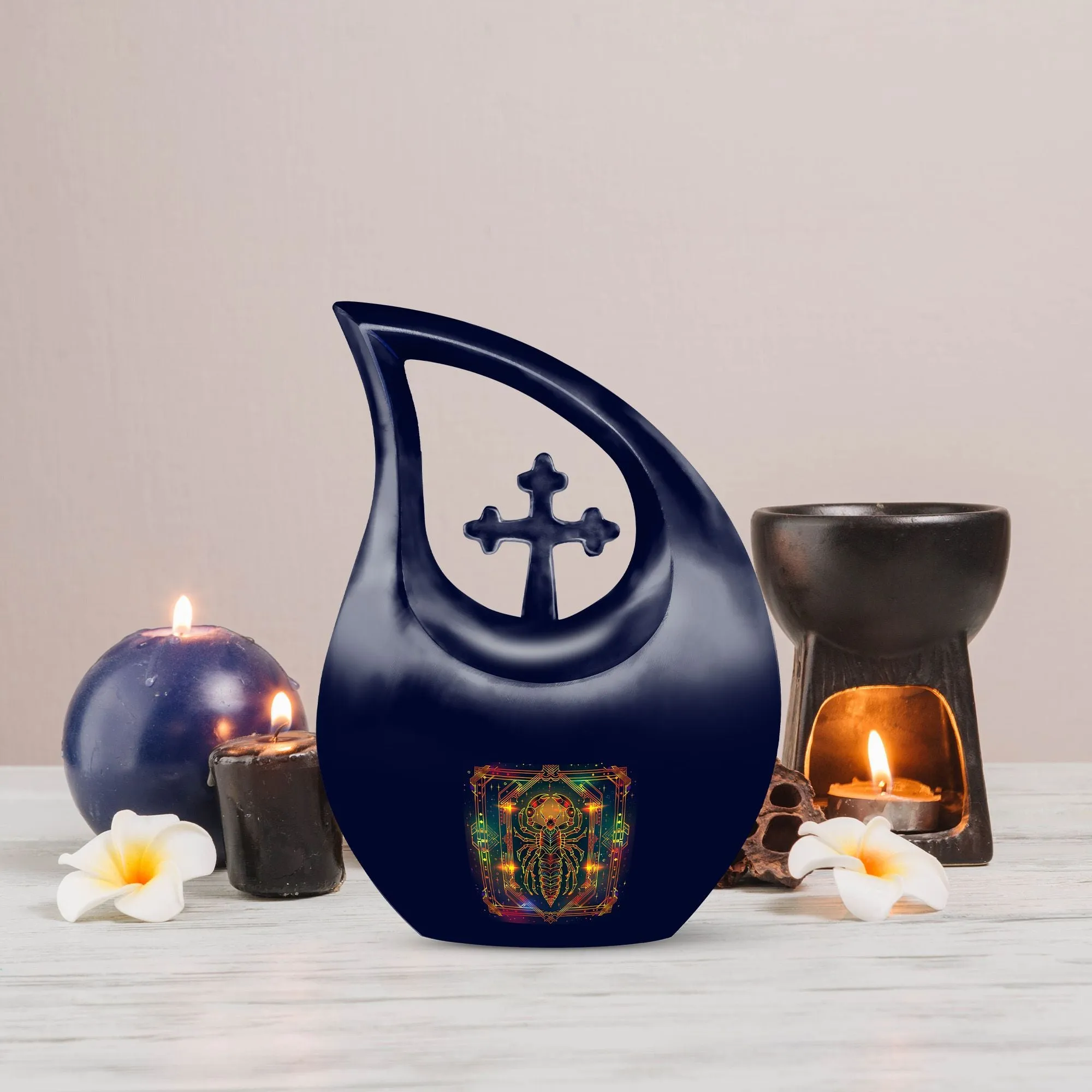 Zodiac Tribute Exquisite Memorial Urn For Ashes - A Timeless
